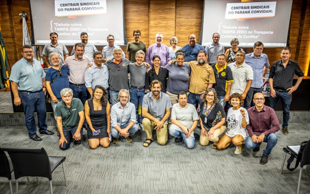 Centrais Sindicais, Dieese e Movimentos Sociais promovem debate sobre Tarifa Zero no transporte público de Curitiba