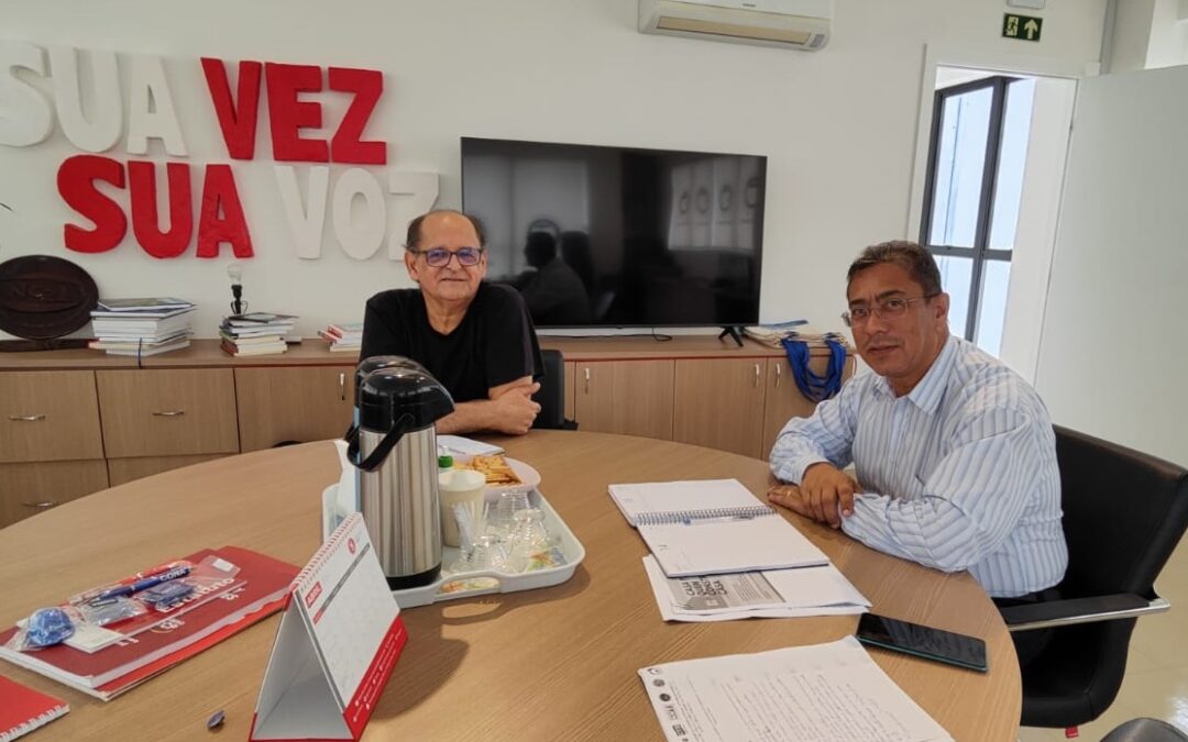 Presidente da Nova Central Sindical do Paraná recebe visita do Dr. Zuher Handar para discutir saúde e segurança no trabalho