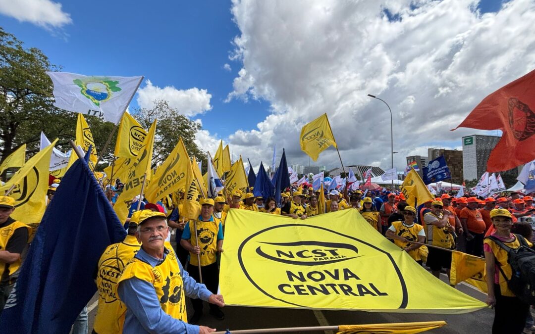 A delegação da NCST do Paraná marca presença de forma expressiva na Conclat 2026