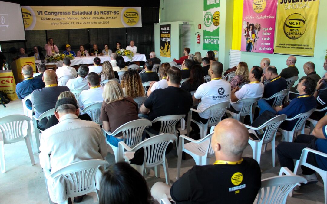 Denílson Pestana participa do VI Congresso Estadual da NCST-SC